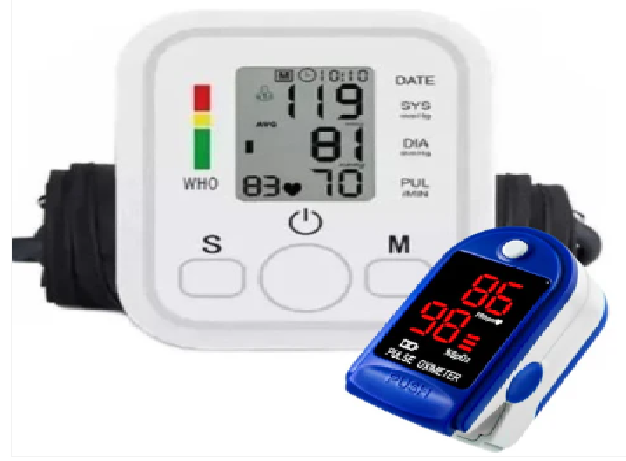 1 Oximetro más 1 Toma Presion Digital