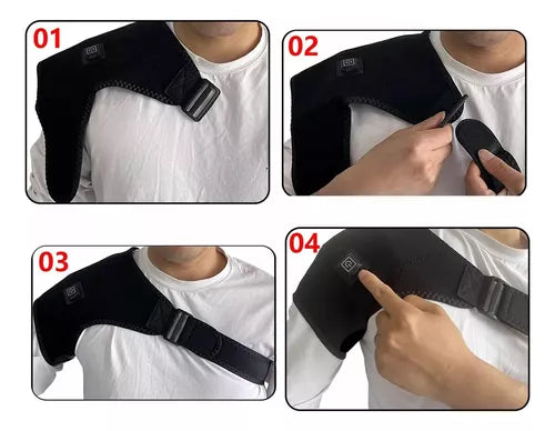 Almohadilla Térmica De Hombro Masajeador