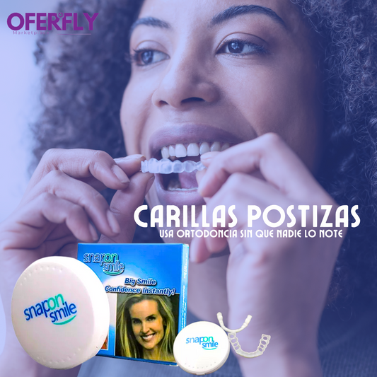 Oferta!! 2 Carillas Postiza Dentadura SnapOn Smile