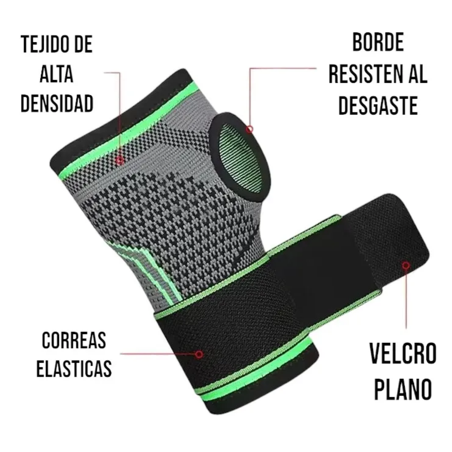 Venda Muñequera Elastica Ortopedica