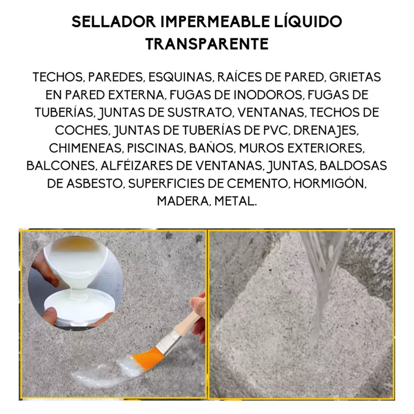 Pack 2 Sellador Adhesivos Impermeabiliiz